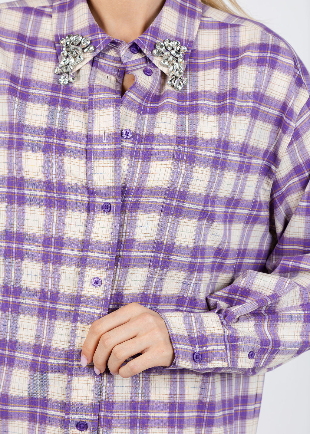 Essentiel Antwerp Juices Oversized Shirt in Pinky Sugar available at Barbara Katz