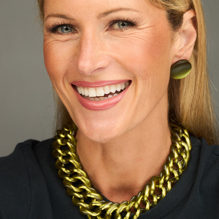 PONO Evelyn Necklace in Pear available at Barbara Katz