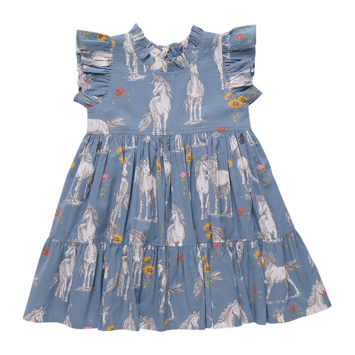 Pink Chicken Girls Jennifer Dress in Unicorn Field available at Barbara Katz