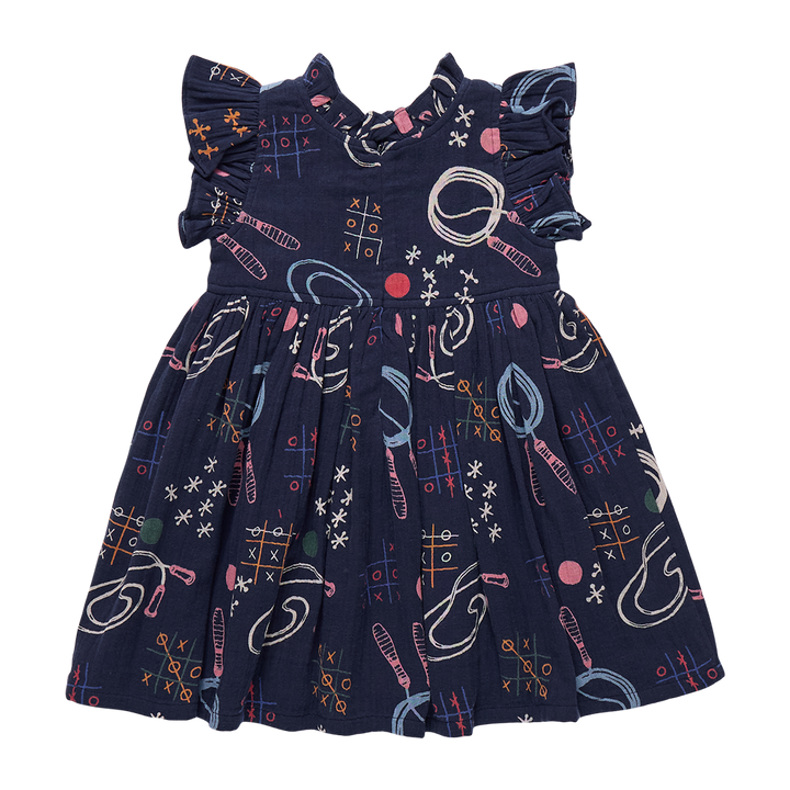Pink Chicken Girls Jennifer Dress in Tic Tac Toe available at Barbara Katz