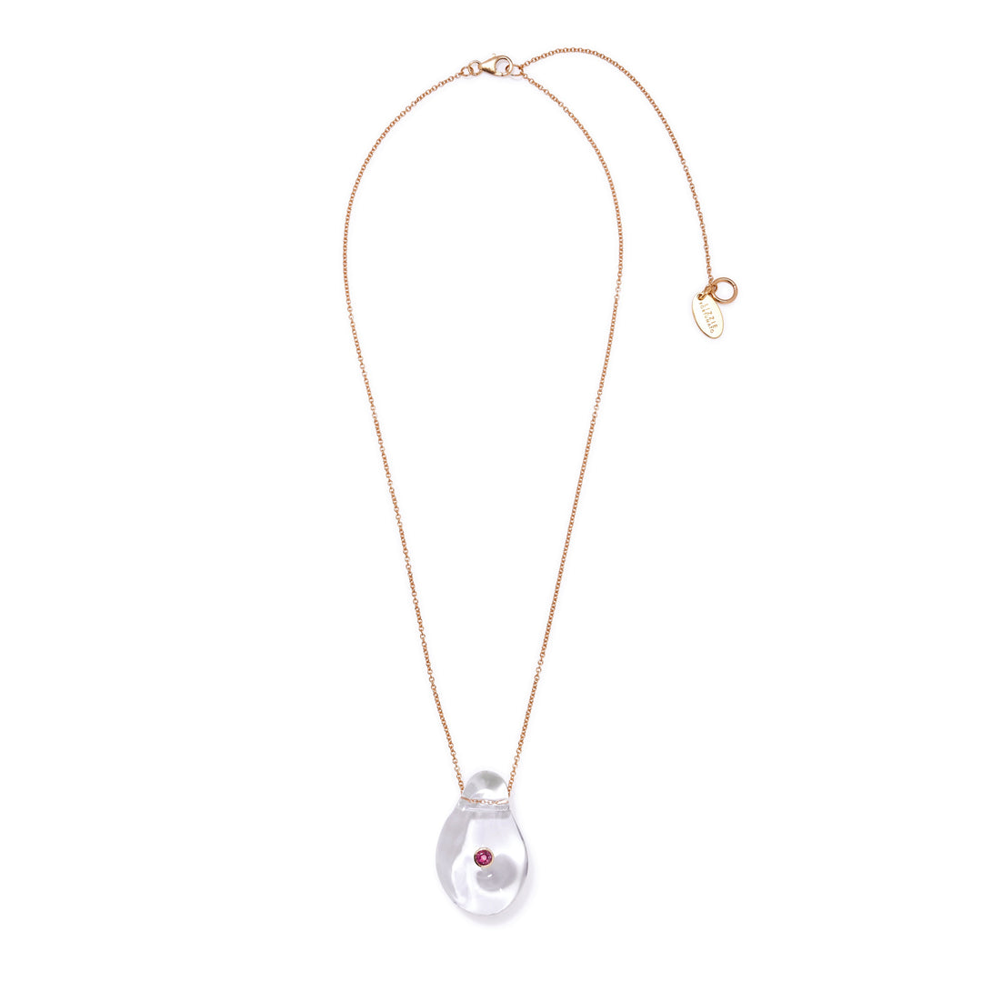 Lizzie Fortunato Muse Pendant Necklace - Clear