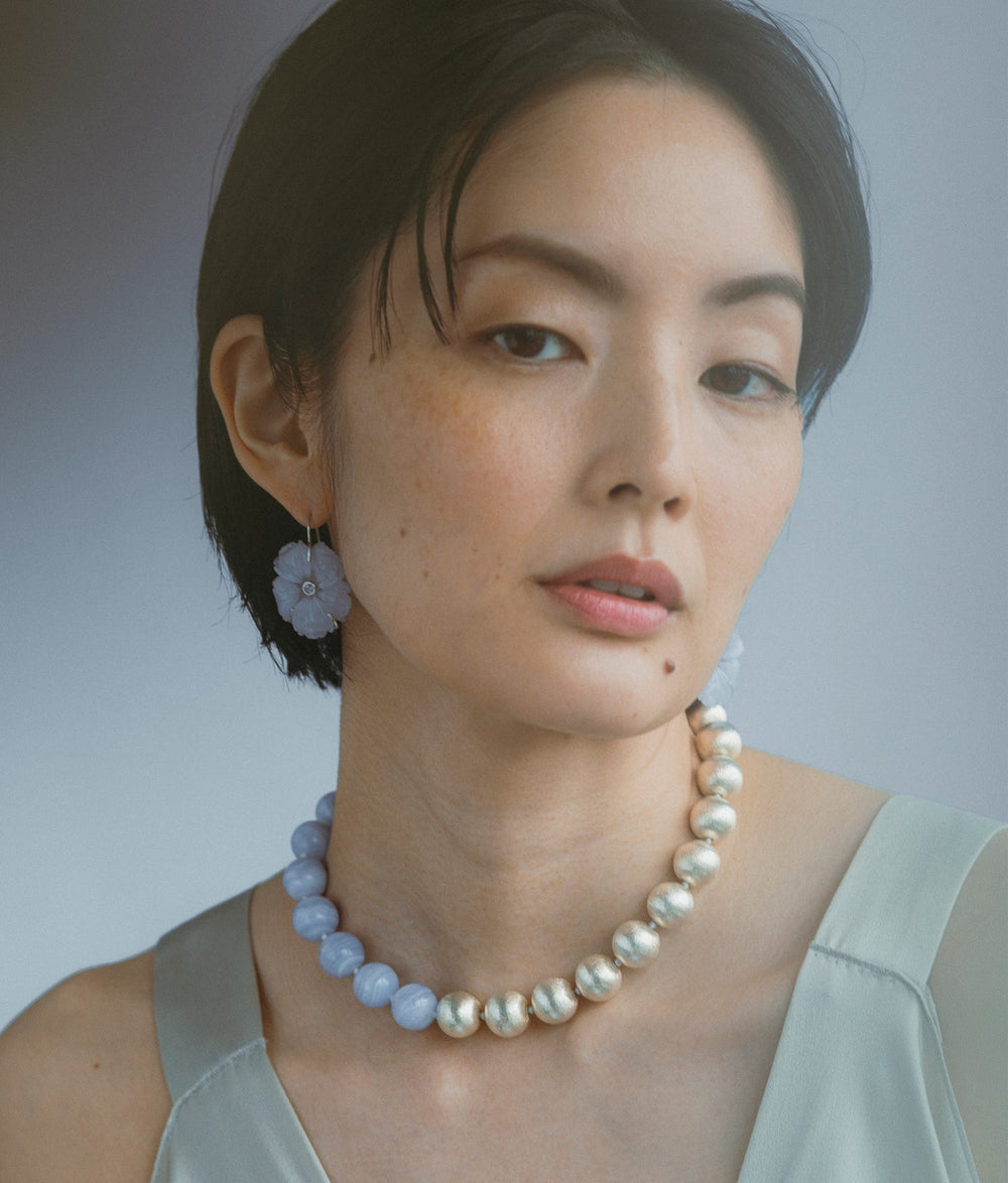 Lizzie Fortunato New Bloom Earrings in Breeze available at Barbara Katz