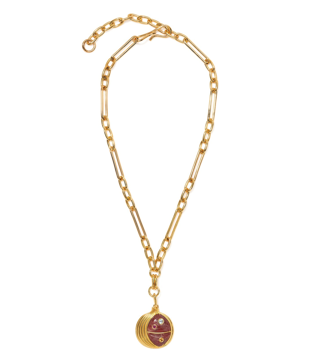 Lizzie Fortunato Pomegranate Pendant Necklace available at Barbara Katz