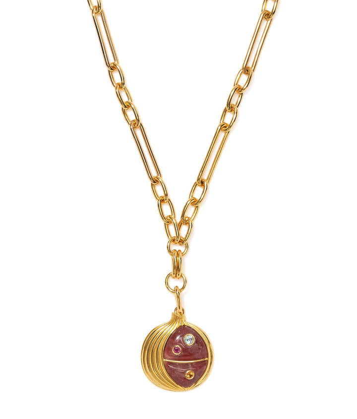 Lizzie Fortunato Pomegranate Pendant Necklace available at Barbara Katz