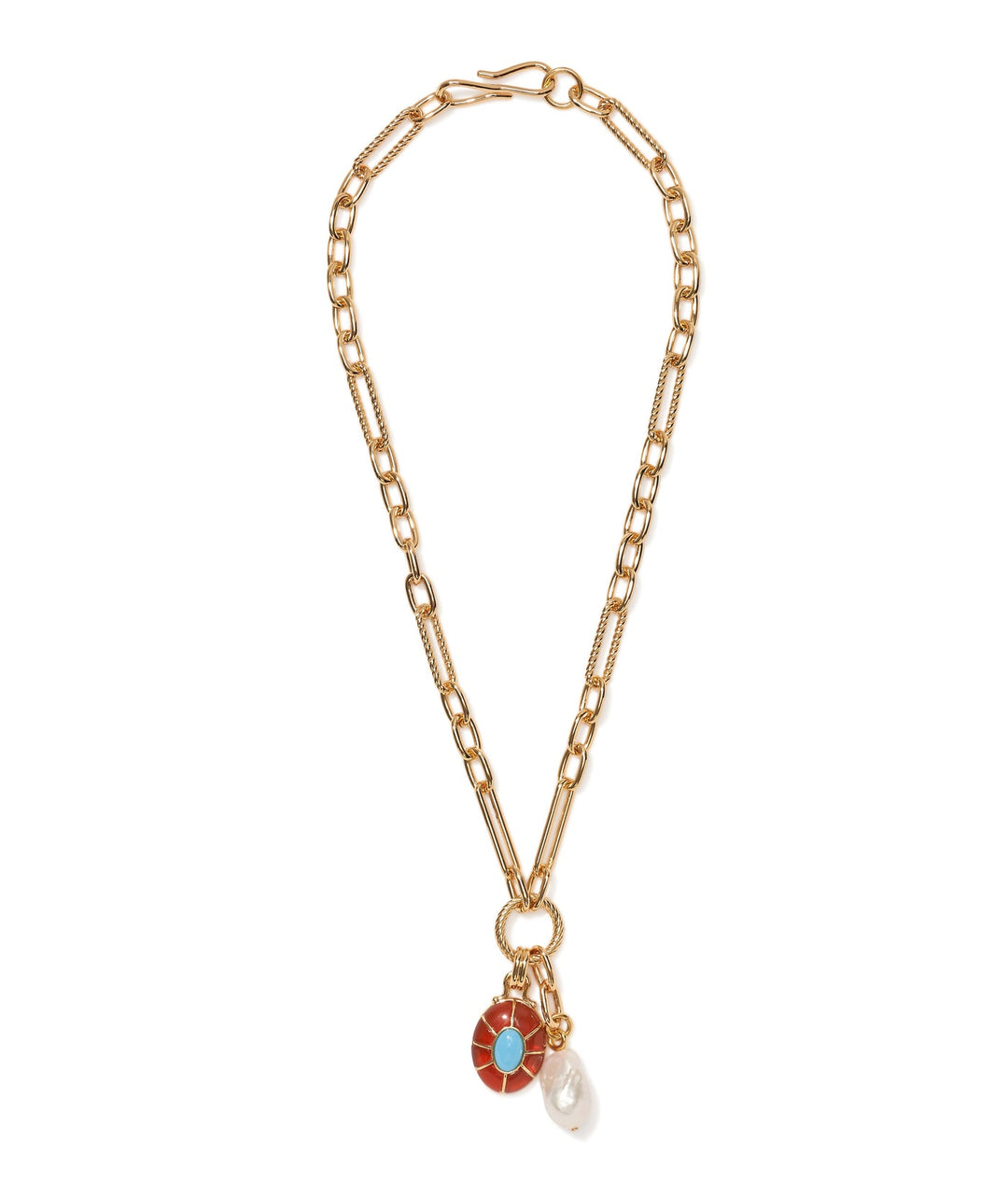 Lizzie Fortunato Neroli Charm Necklace in Multi available at Barbara Katz