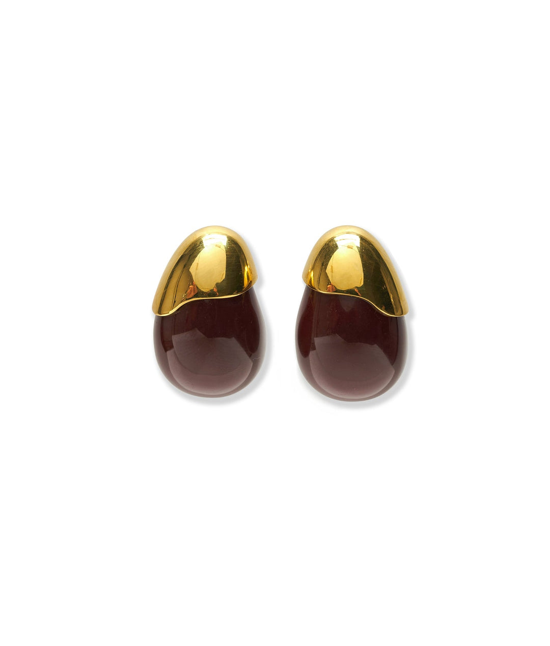 Toro Earrings - Aubergine