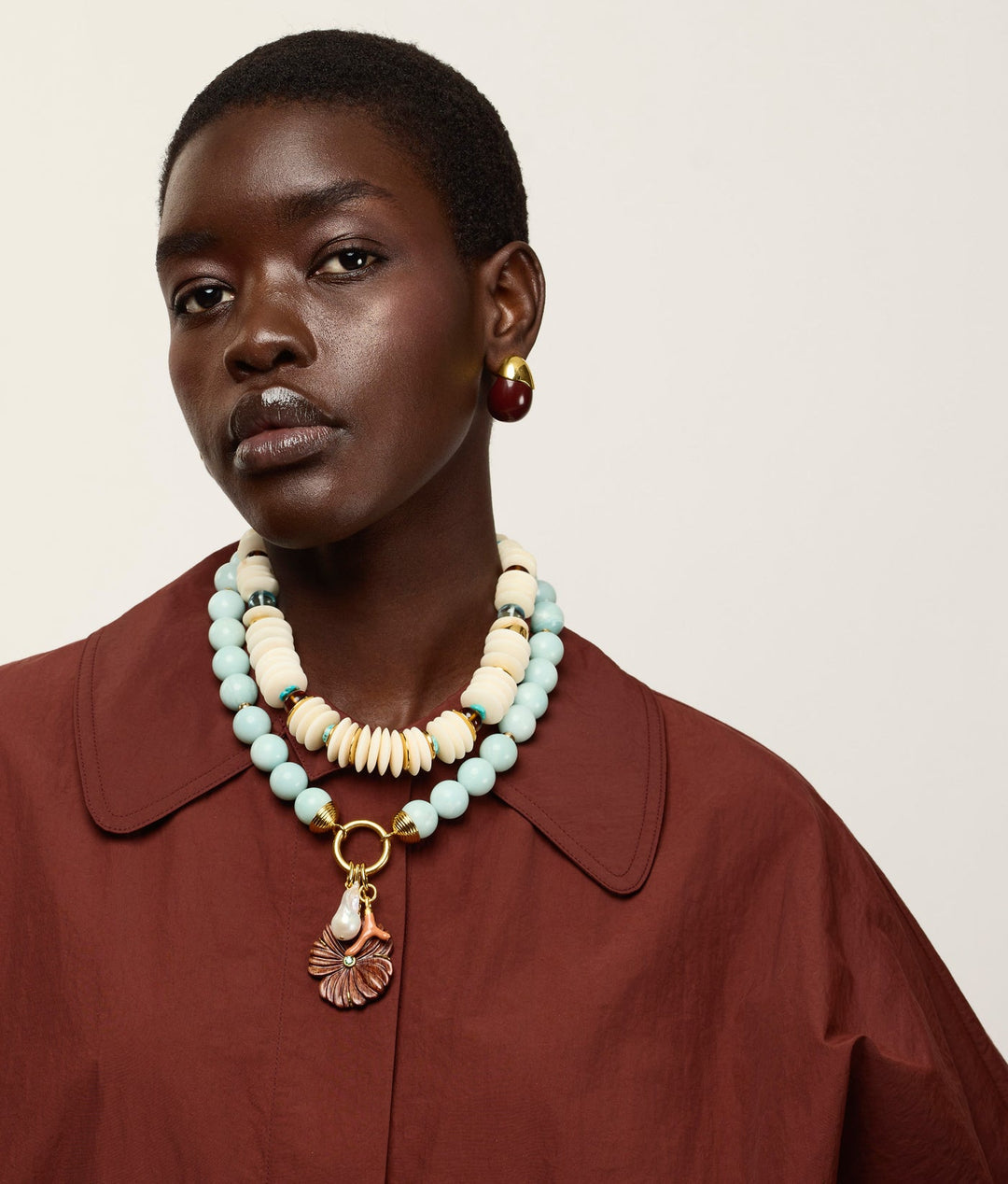 Toro Earrings - Aubergine