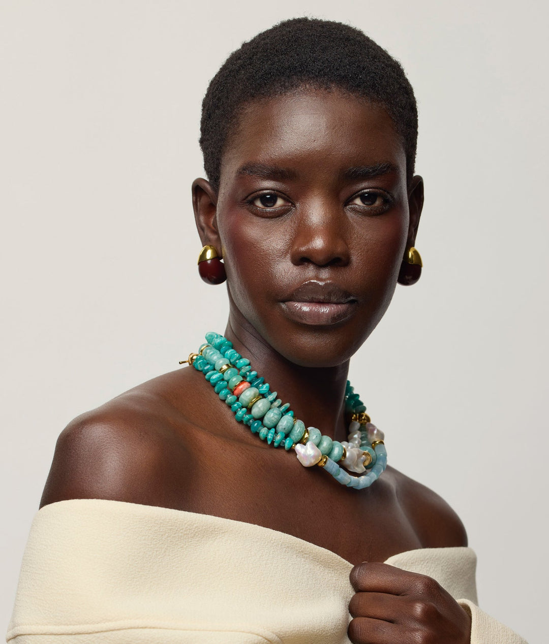 Toro Earrings - Aubergine
