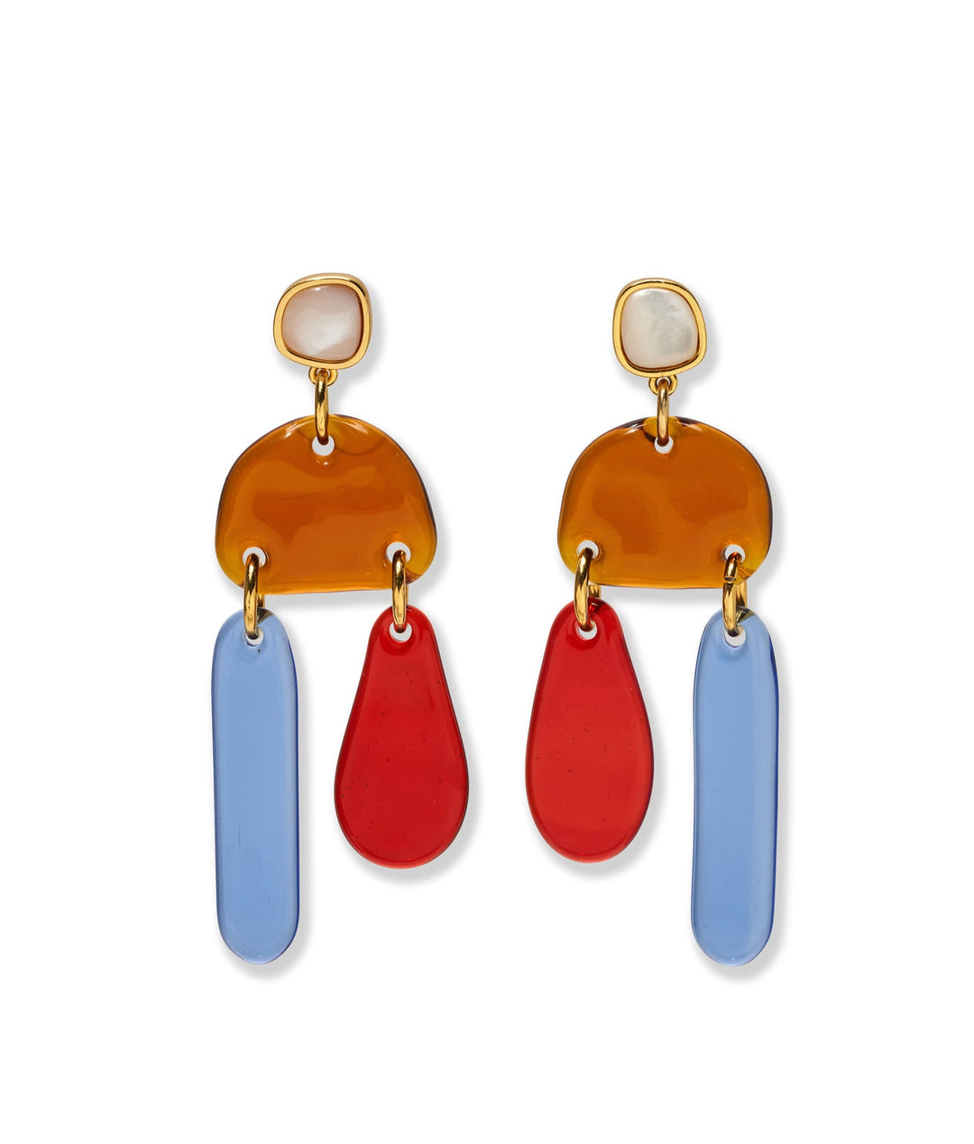 Lizzie Fortunato Sun and Sea Earrings in Multi available at Barbara Katz