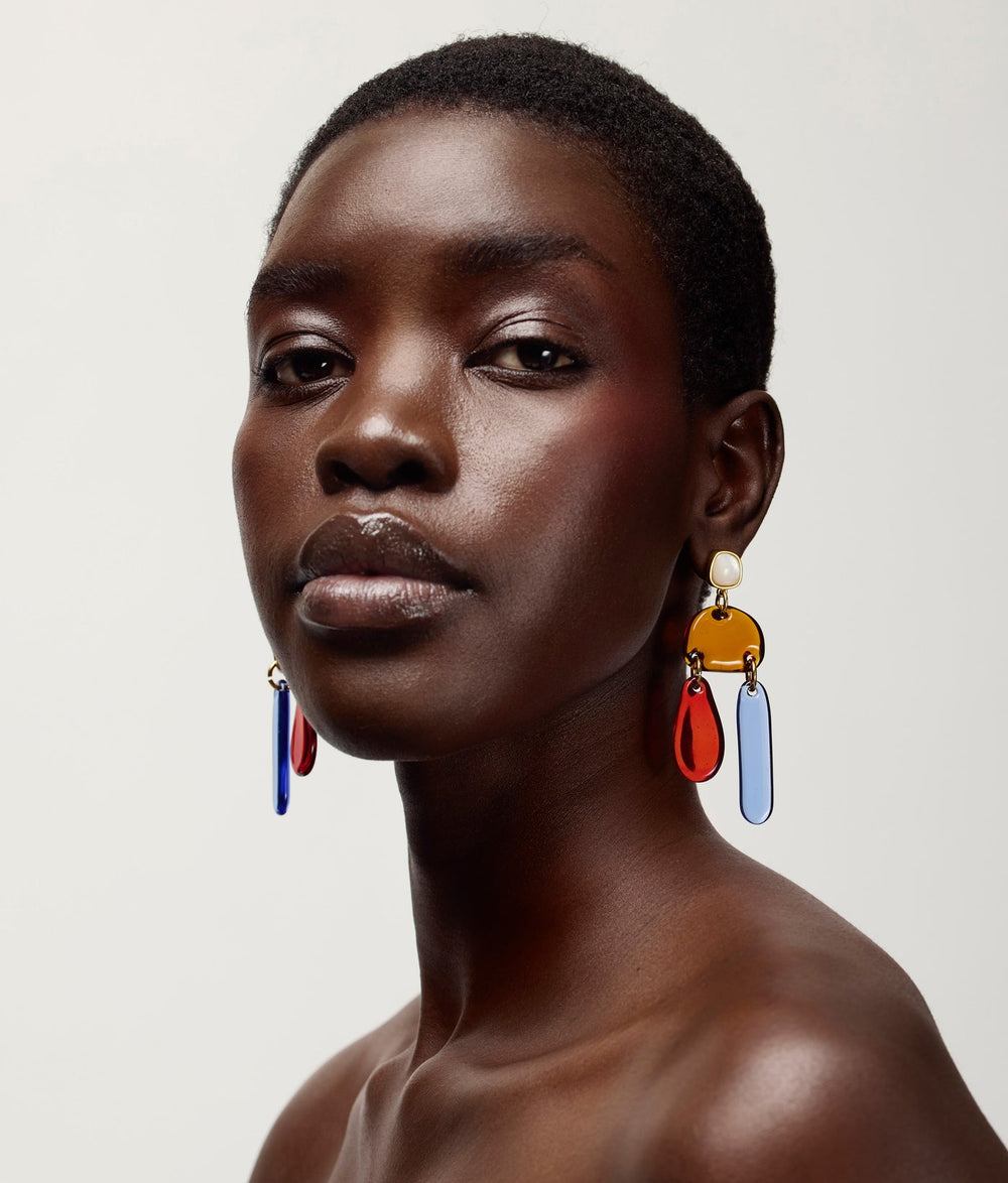 Lizzie Fortunato Sun and Sea Earrings in Multi available at Barbara Katz