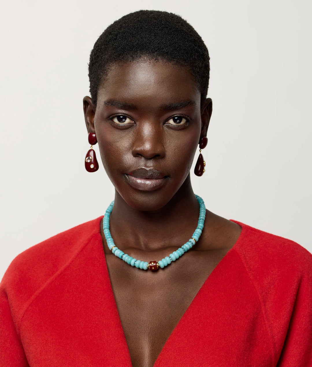 Lizzie Fortunato Satsuma II Earrings in Purple available at Barbara Katz