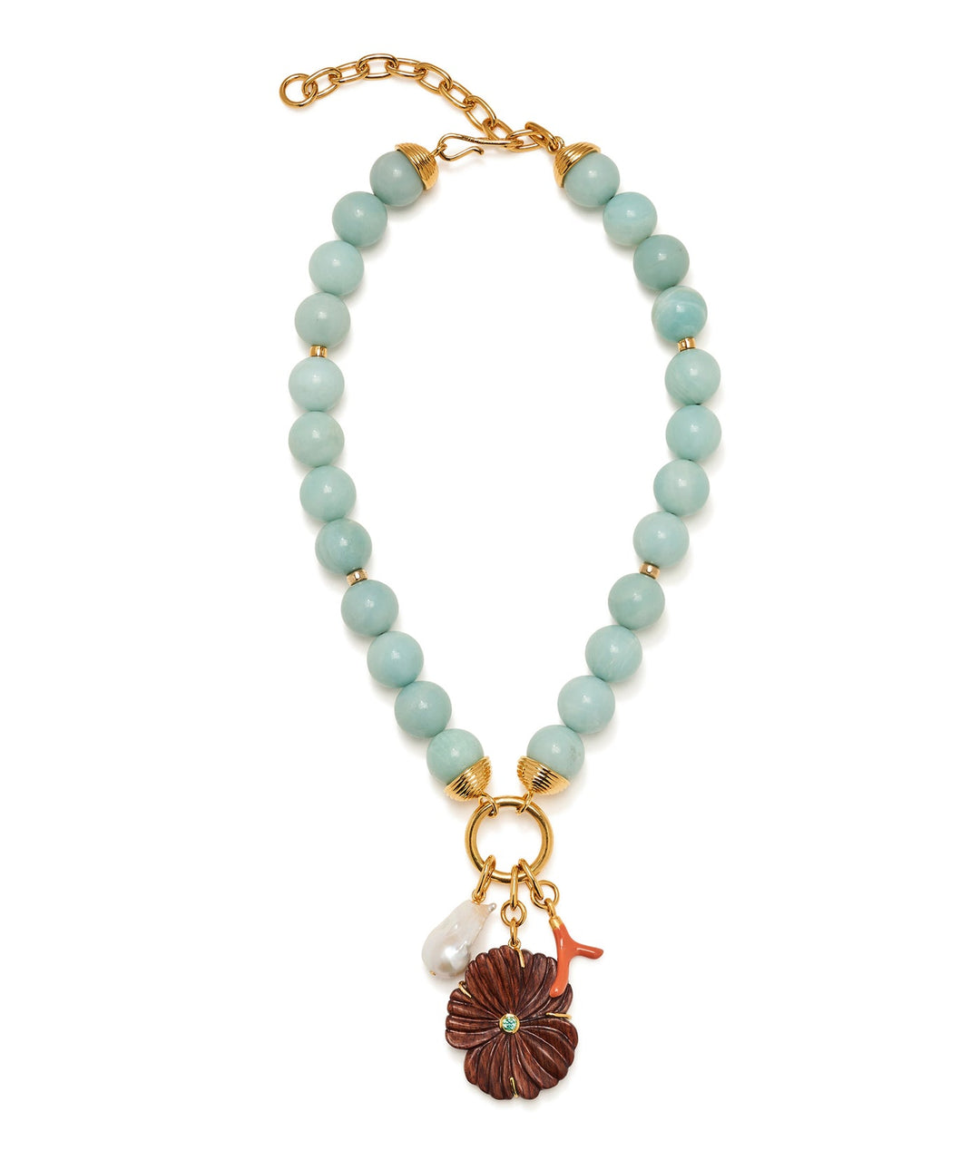 Desert Bloom Necklace - Amazonite
