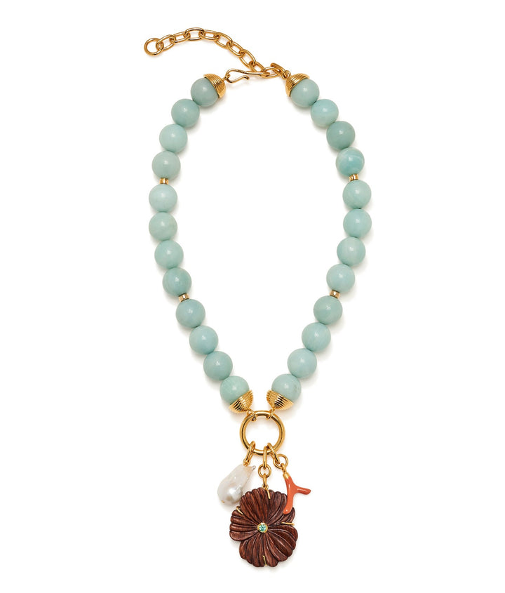 Desert Bloom Necklace - Amazonite