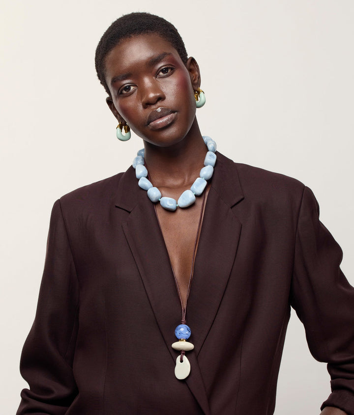 Museo Cord II Necklace - Sea