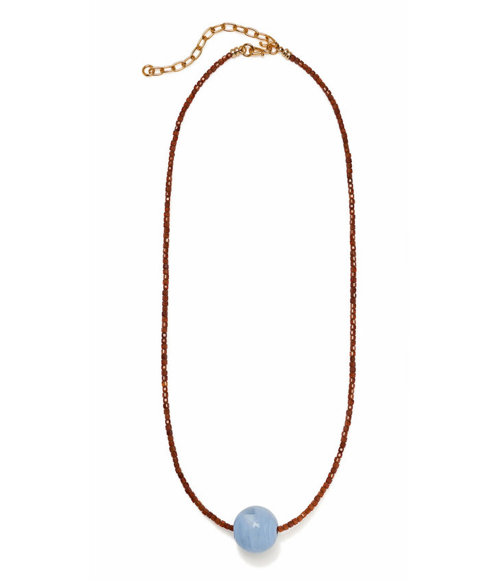 Lizzie Fortunato Callisto Necklace in Cerulean available at Barbara Katz