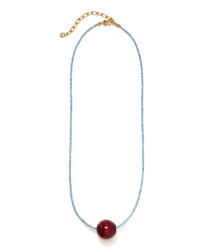 Lizzie Fortunato Callisto Necklace in Crimson available at Barbara Katz
