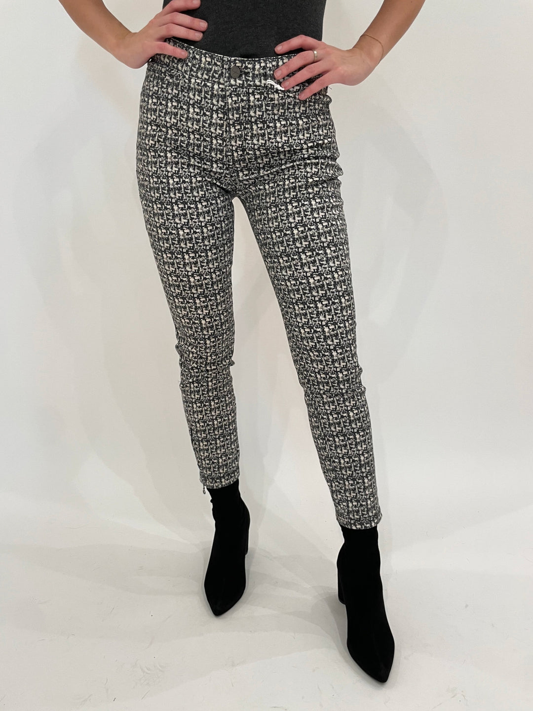 MAC Dream Chic Crop Jeans 082G Print available at Barbara Katz