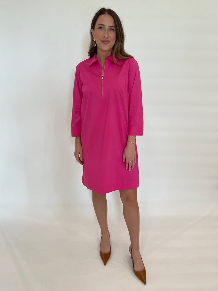 Hinson Wu Alessa Dress in Hot Pink available at Barbara Katz