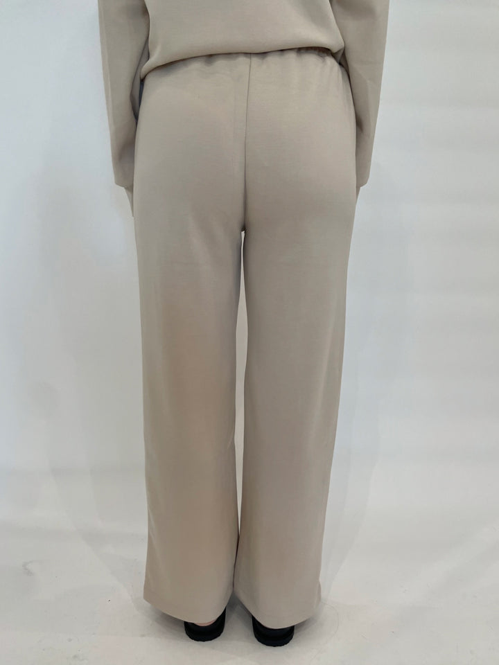 BK Drawstring Sweatpants in Beige available at Barbara Katz