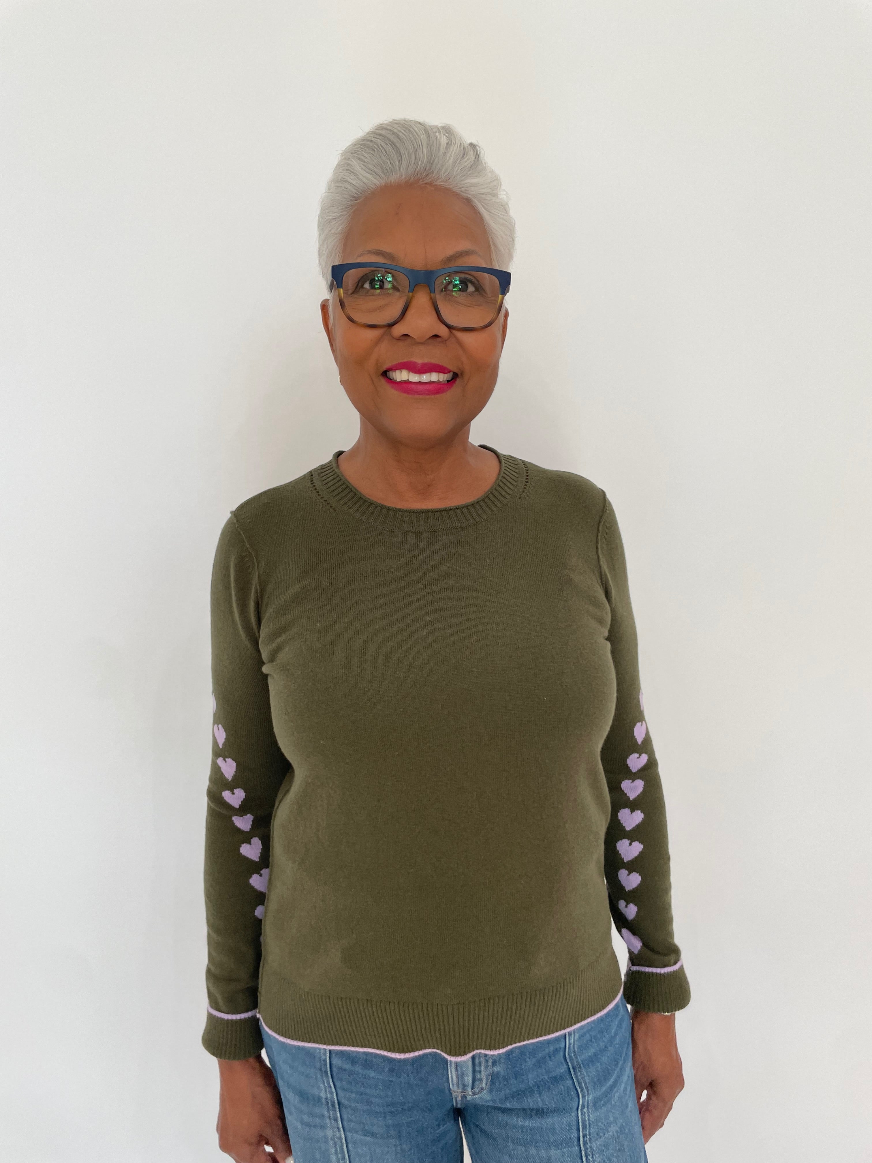 Lisa Todd Love Notes Heart Sweater Eden Barbara Katz