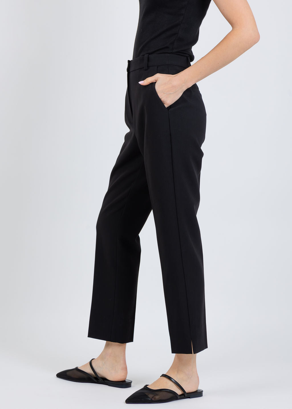 Favorite Daughter The Favorite Cigarette Pant in Black available at Barbara Katz