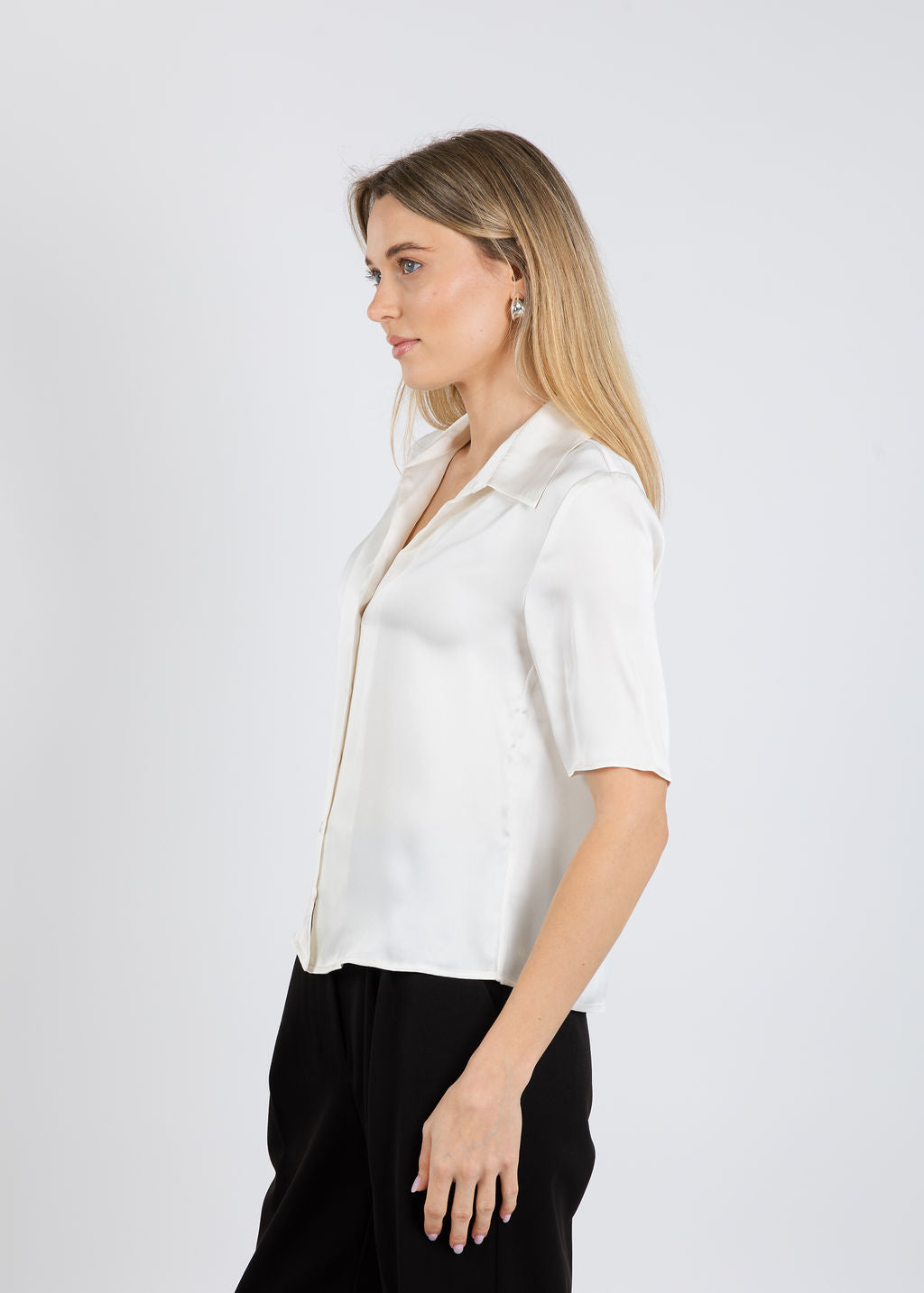 Favorite Daughter The Sunny Shirt in Ivory available at Barbara Katz