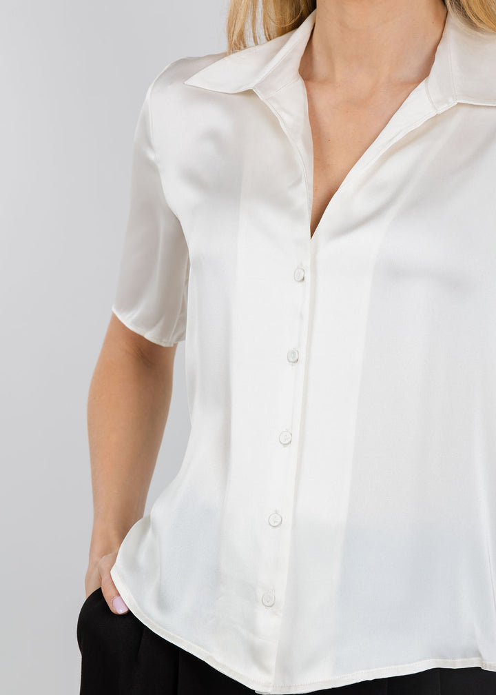 Favorite Daughter The Sunny Shirt in Ivory available at Barbara Katz
