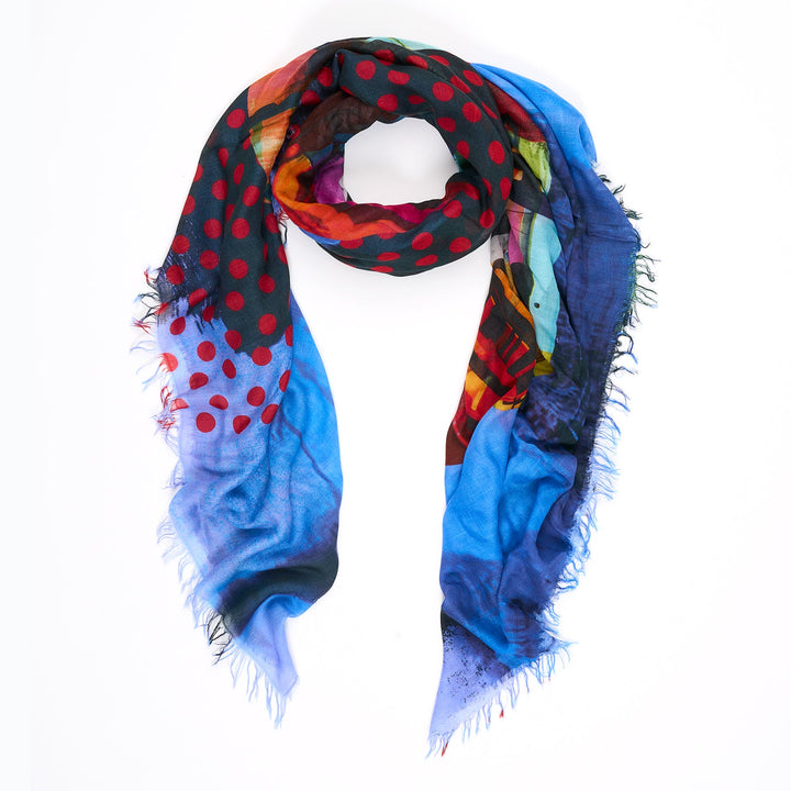 Suzi Roher Fingers Crossed Scarf available at Barbara Katz