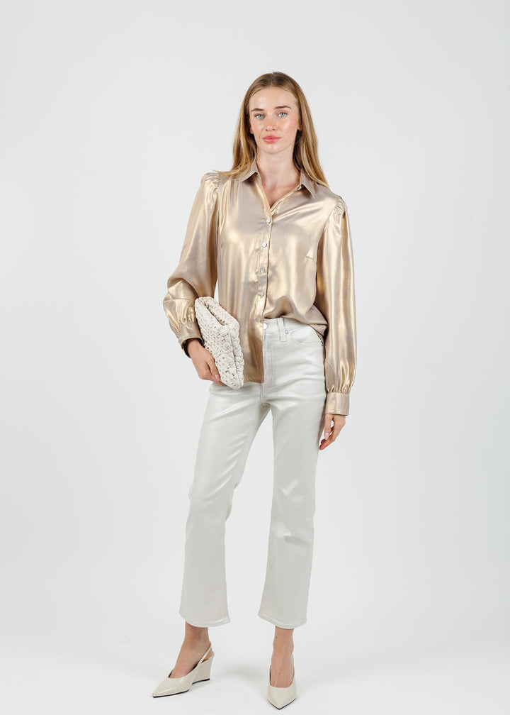 Finley Collette Shirt in Gold available at Barbara Katz