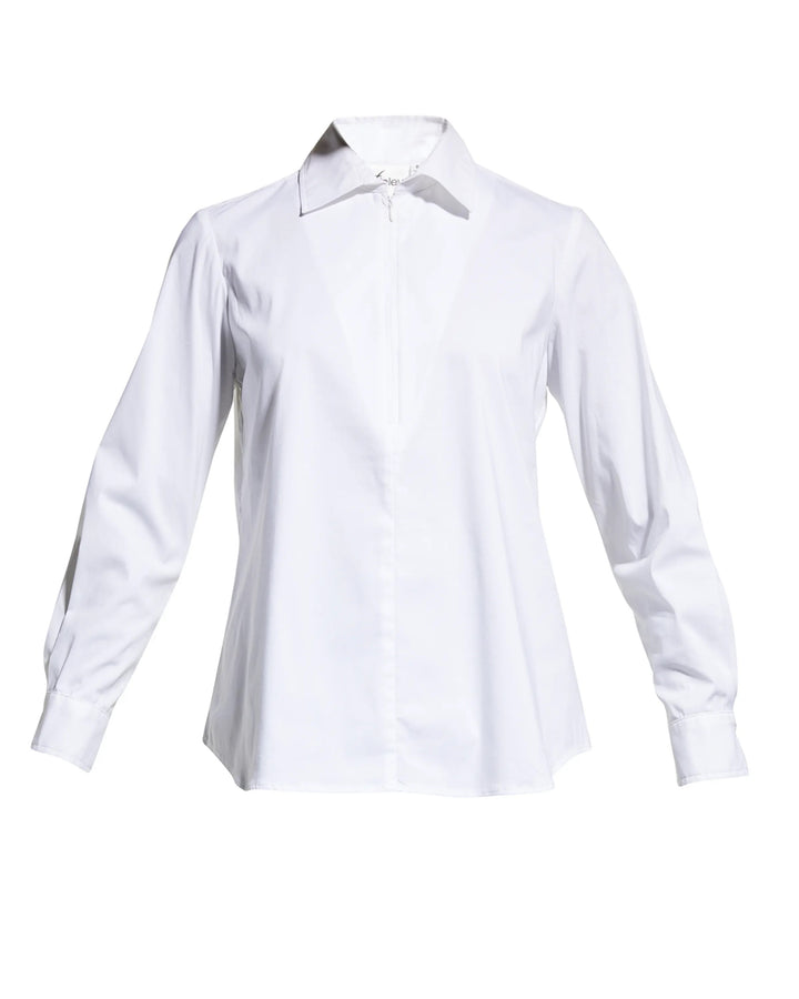 Finley Long Sleeve Endora Shirt - White