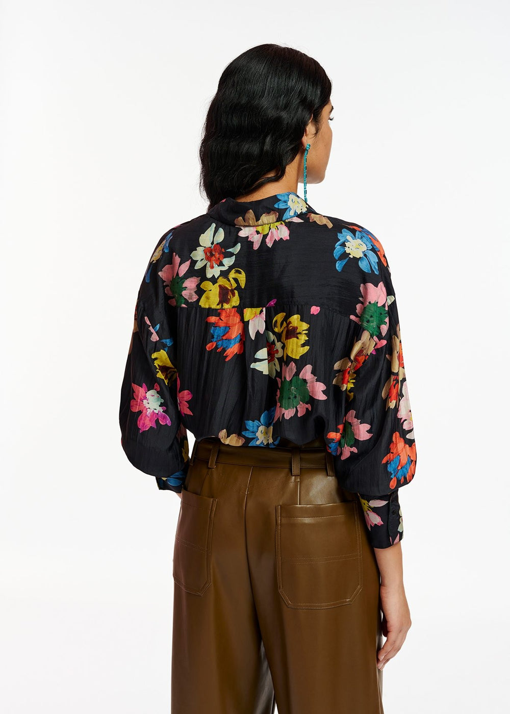 Floral Oversized Button Down 