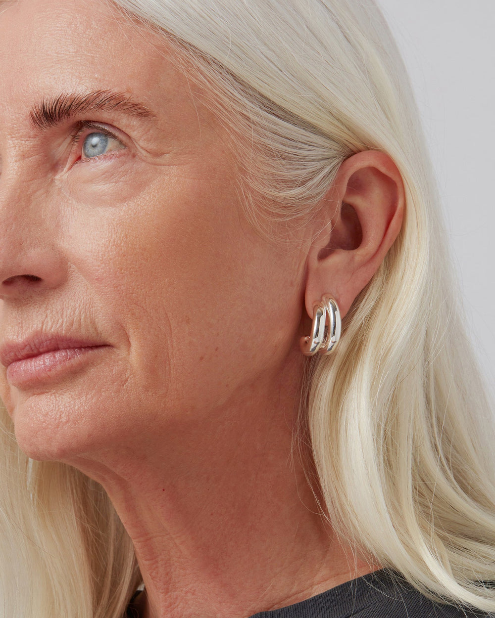 Jenny Bird Florence Earrings in Silver available at Barbara Katz