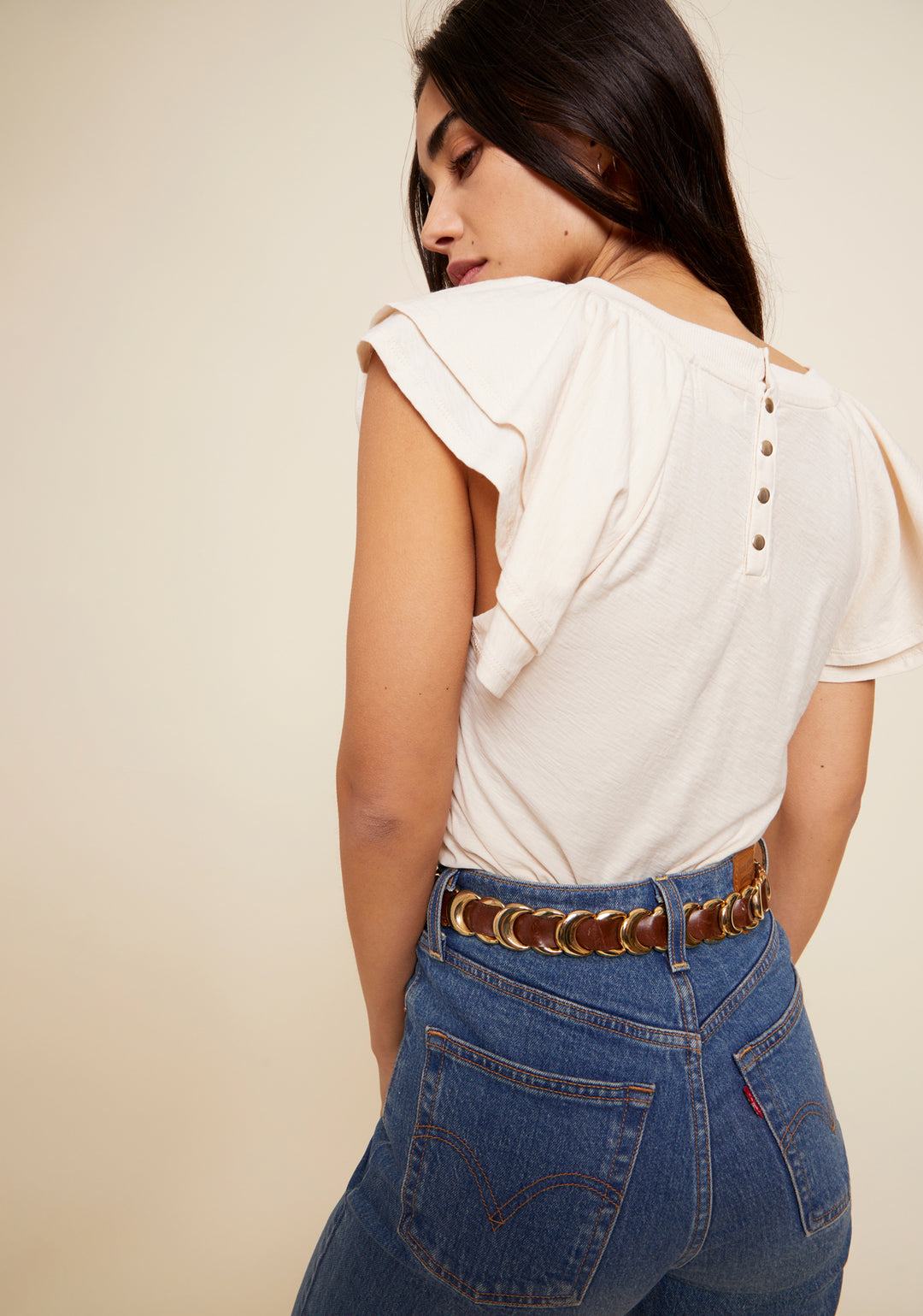 Florry Ruffled Raglan Tank