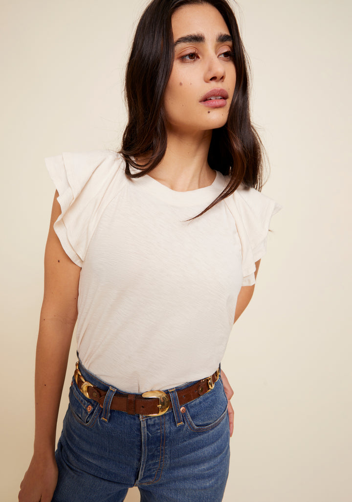 Florry Ruffled Raglan Tank