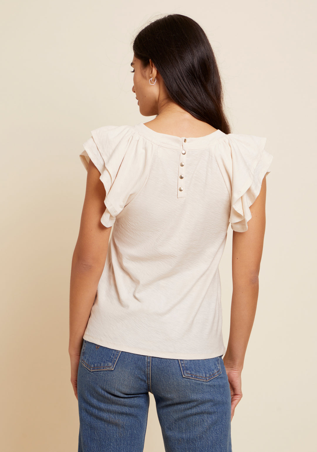 Florry Ruffled Raglan Tank
