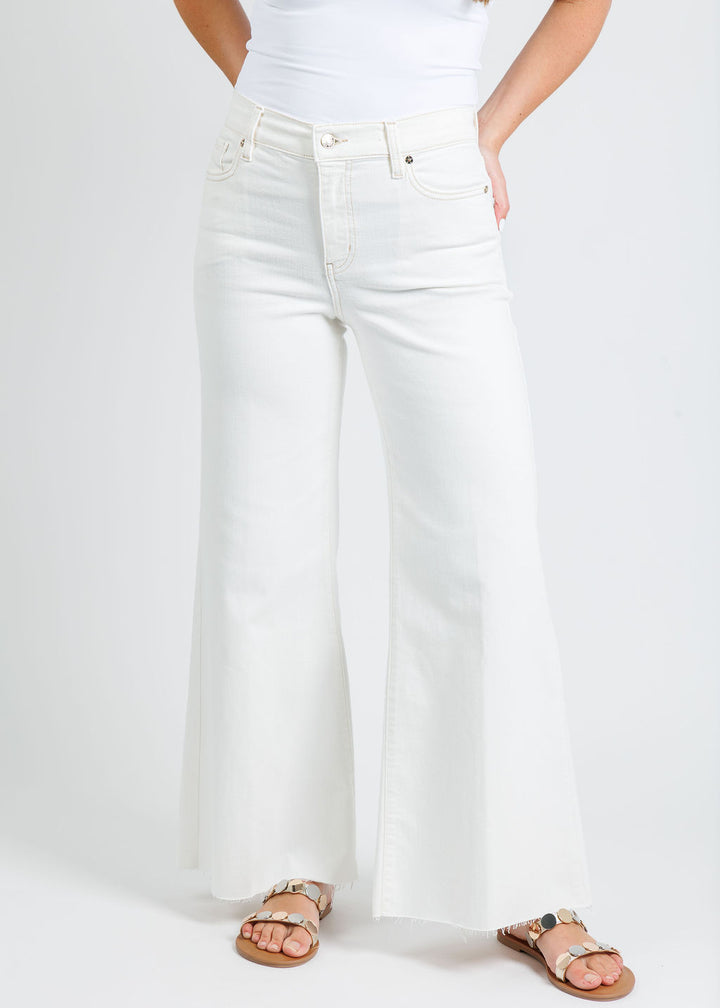  Frame Le Palazzo Crop Jeans in Au Natural Clean Raw After available at Barbara Katz