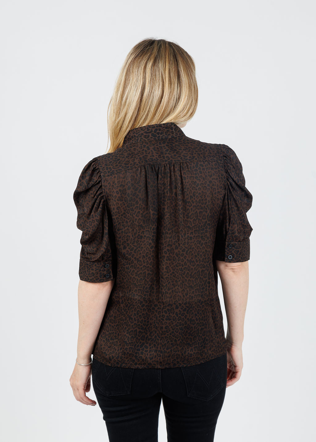 Frame Gillian Top in Leopard available at Barbara Katz