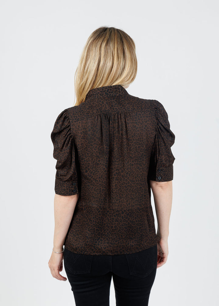 Frame Gillian Top in Leopard available at Barbara Katz