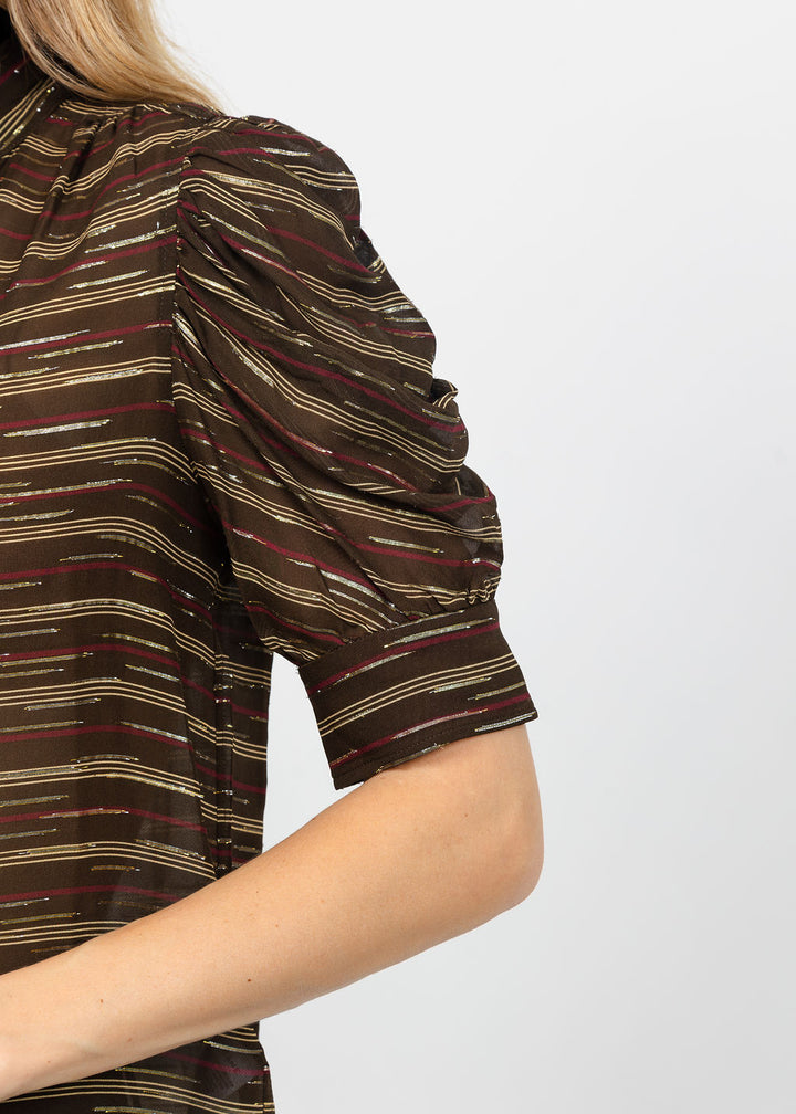 Frame The Gillian Top in Oakwood available at Barbara Katz