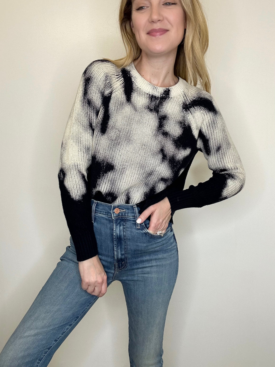 Autumn Cashmere Bleached Scallop Shaker - Navy