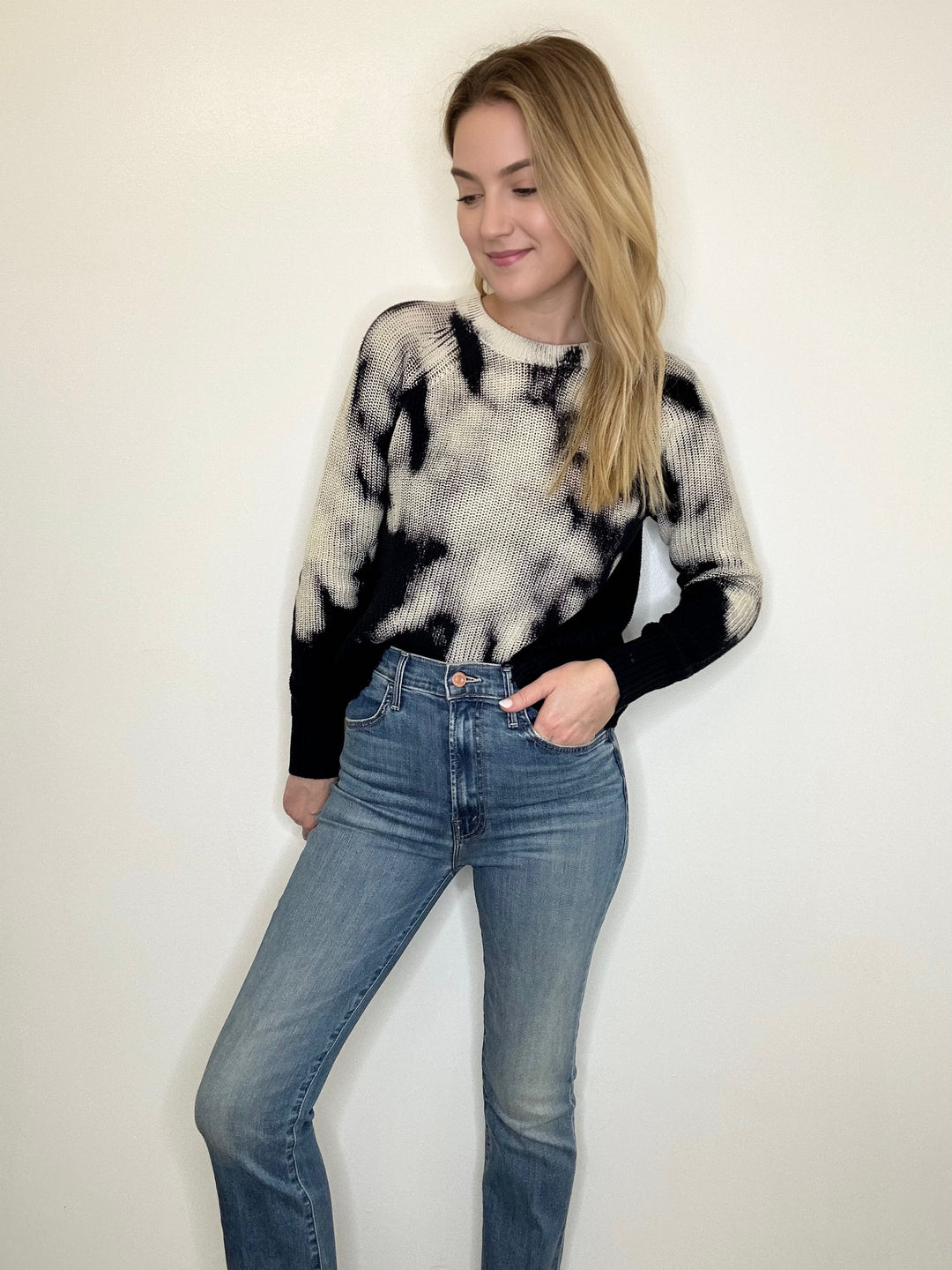 Autumn Cashmere Bleached Scallop Shaker - Navy