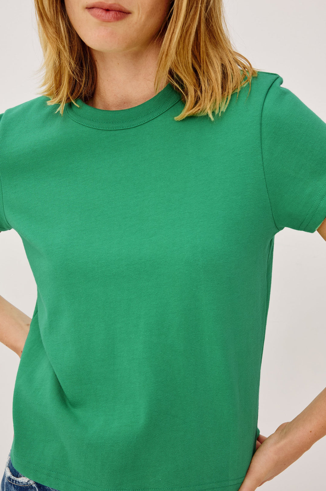 Rails Girlfriend Tee in Clover available at Barbara Katz