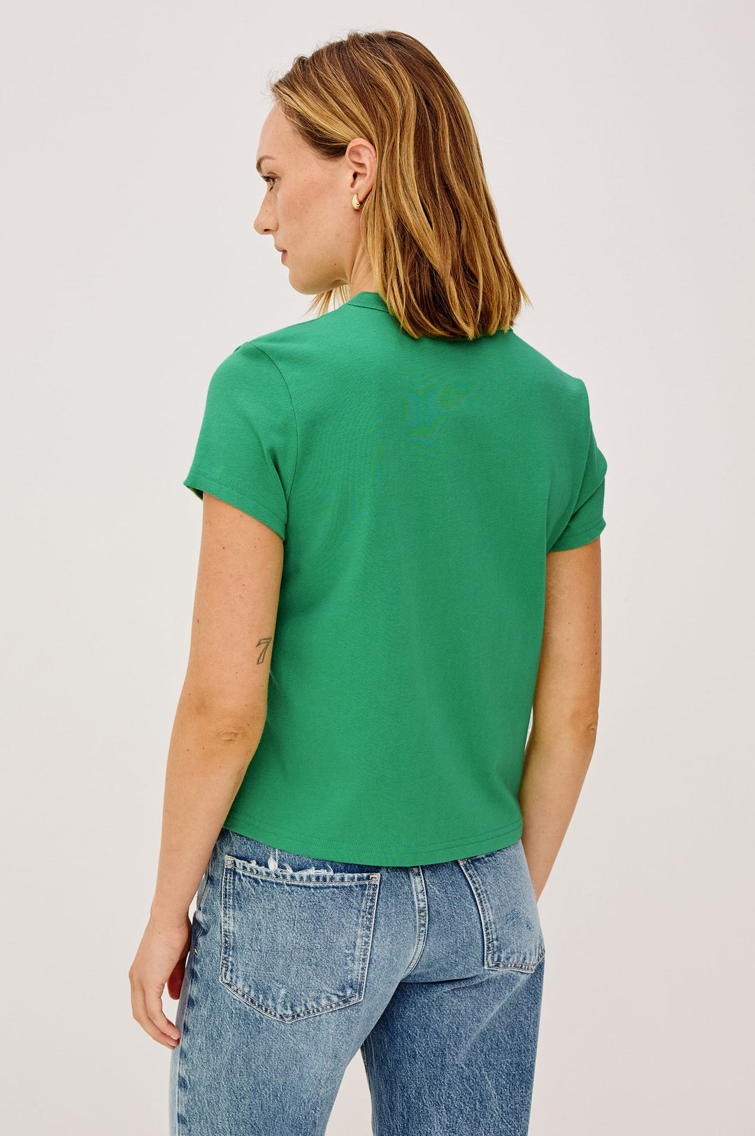 Rails Girlfriend Tee in Clover available at Barbara Katz
