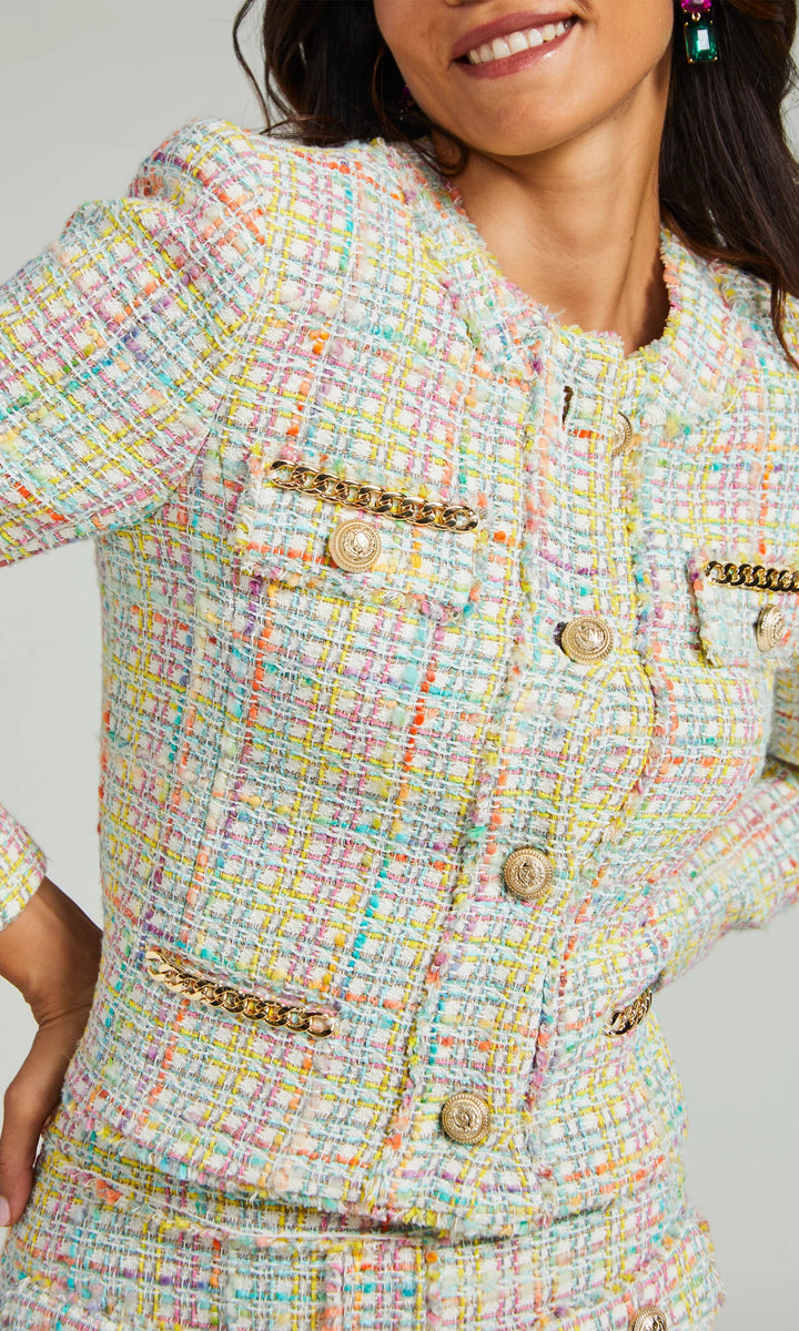 Kristen Tweed Blazer - Rainbow