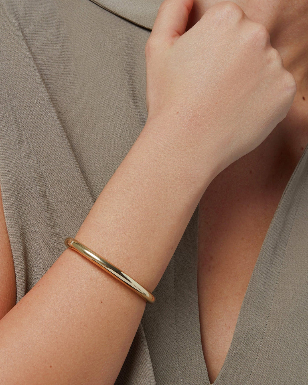 Jenny Bird Gia Bangle in Gold available at Barbara Katz
