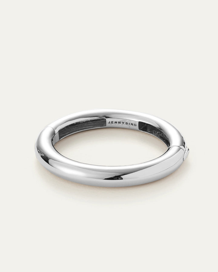 Jenny Bird Gia Mega Bangle in Platinum available at Barbara Katz