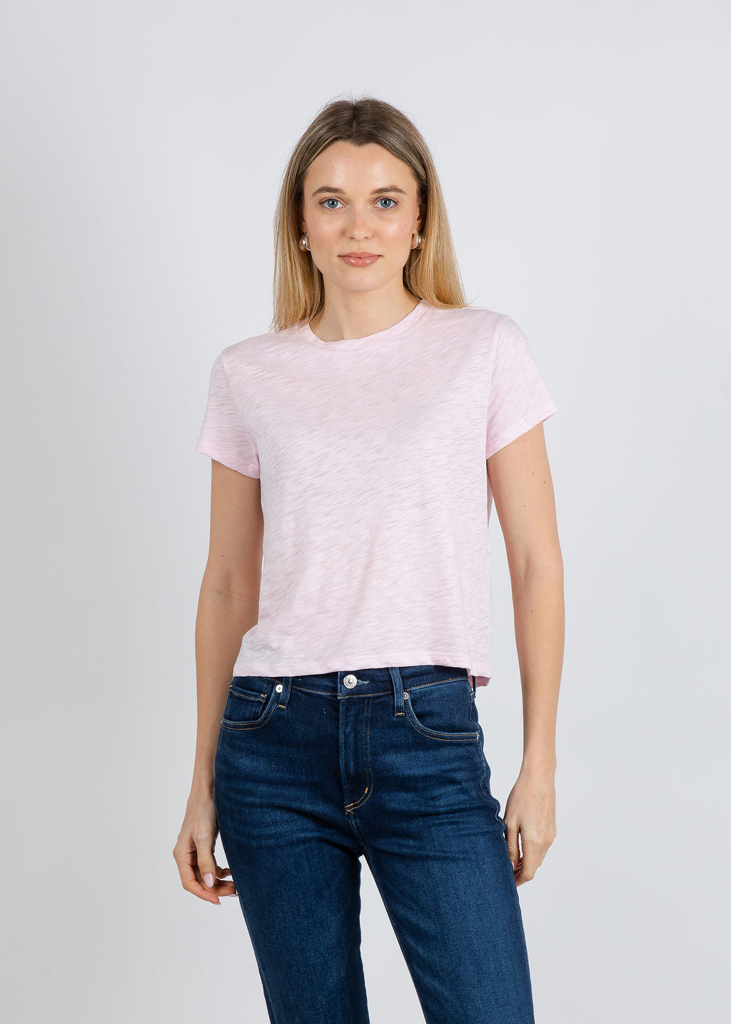 Goldie Andie Short Sleeve Tee in Cherry Blossom available at Barbara Katz