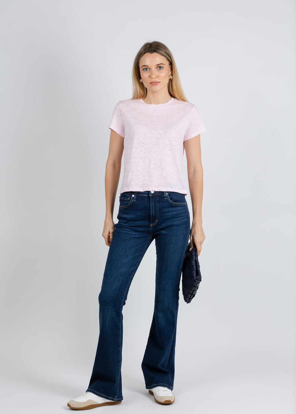 Goldie Andie Short Sleeve Tee in Cherry Blossom available at Barbara Katz