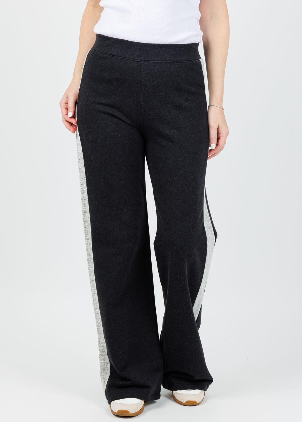 Goldie Melrose Light Flared Studio Pants in Black available at Barbara Katz