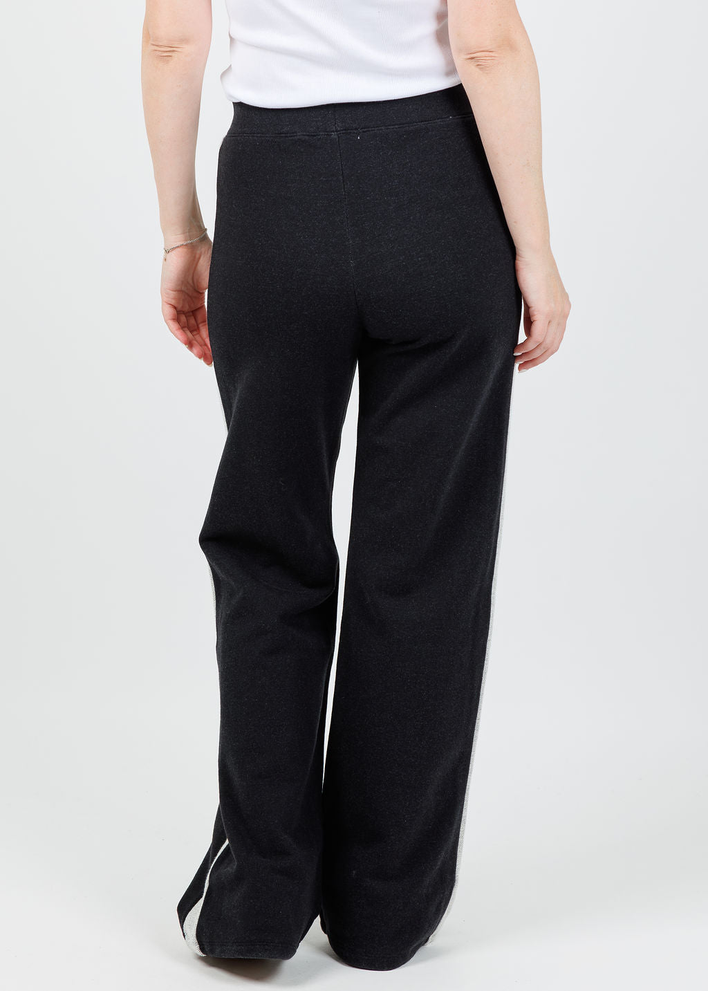 Goldie Melrose Light Flared Studio Pants in Black available at Barbara Katz